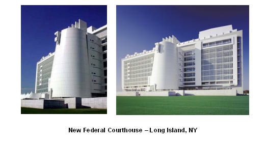 The Federal Courthouse building in Central Islip that houses the Long Island Bankruptcy Court