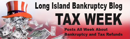 tax refunds and filing bankruptcy in New York